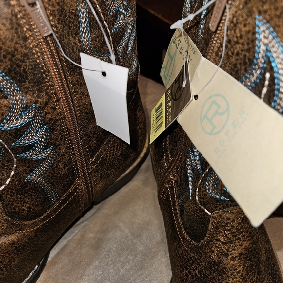 Roper Shay vintage style cowgirl boots size 9.5, soft & flexible - Picture 9 of 13